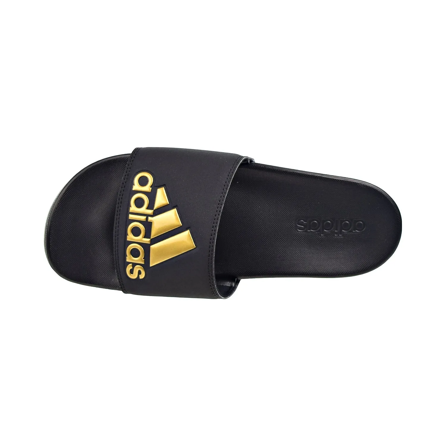 Adidas Adilette Comfort Men's Slides Core Black-Gold Metallic