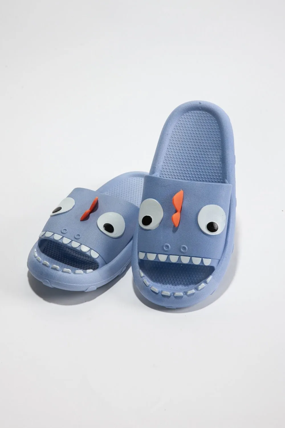 Blue Monster Pillow Cloud Slides