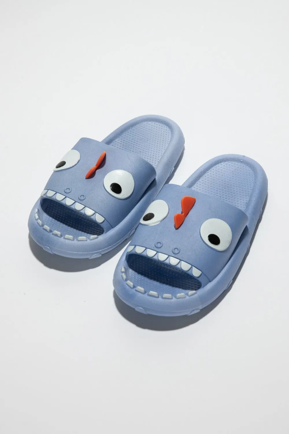 Blue Monster Pillow Cloud Slides