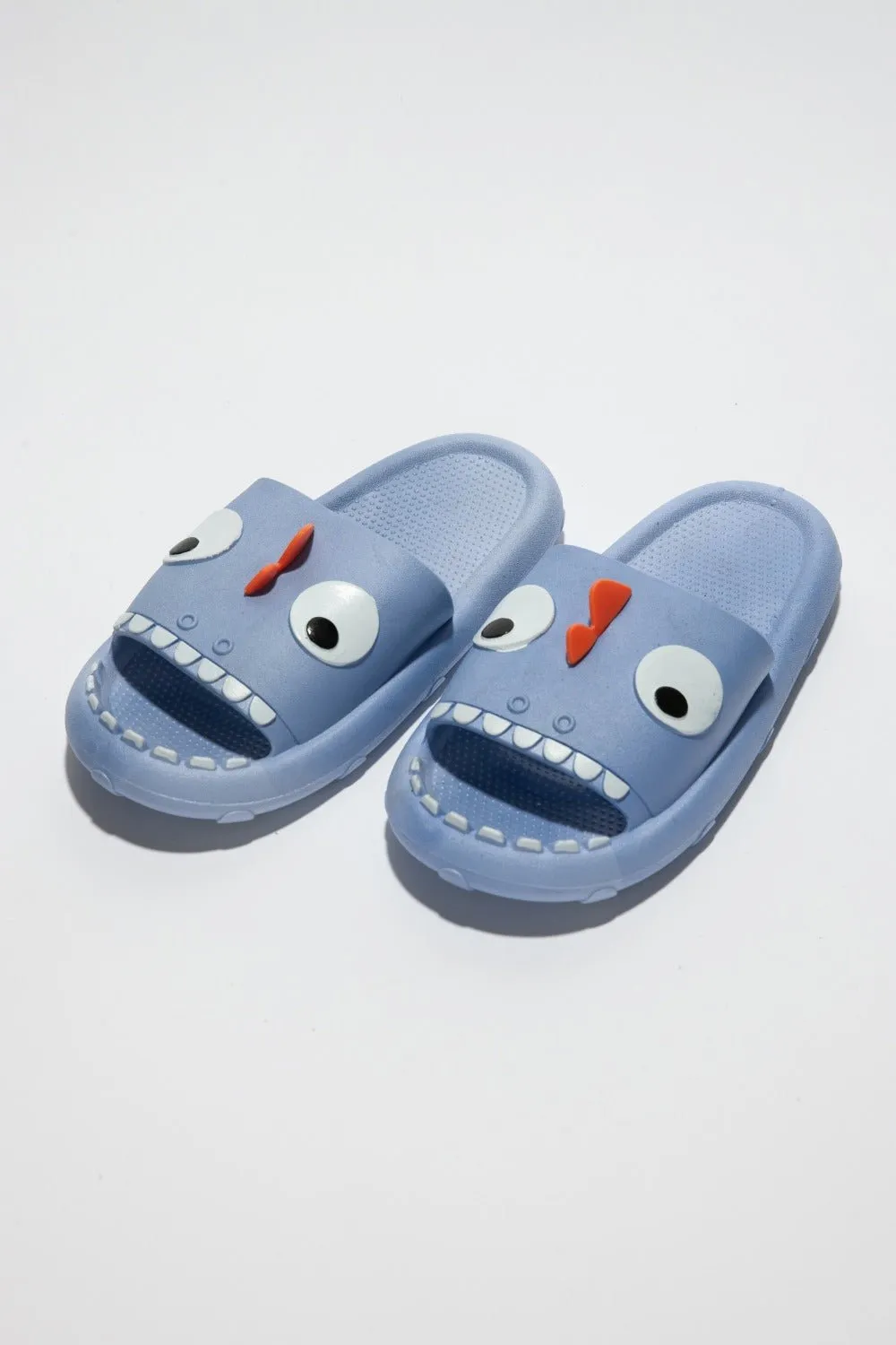 Blue Monster Pillow Cloud Slides