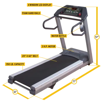 Body-Solid T10HRC Endurance Commercial Treadmill