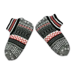 Charcoal Fairisle Stripe Comfootable™ Slipper Socks