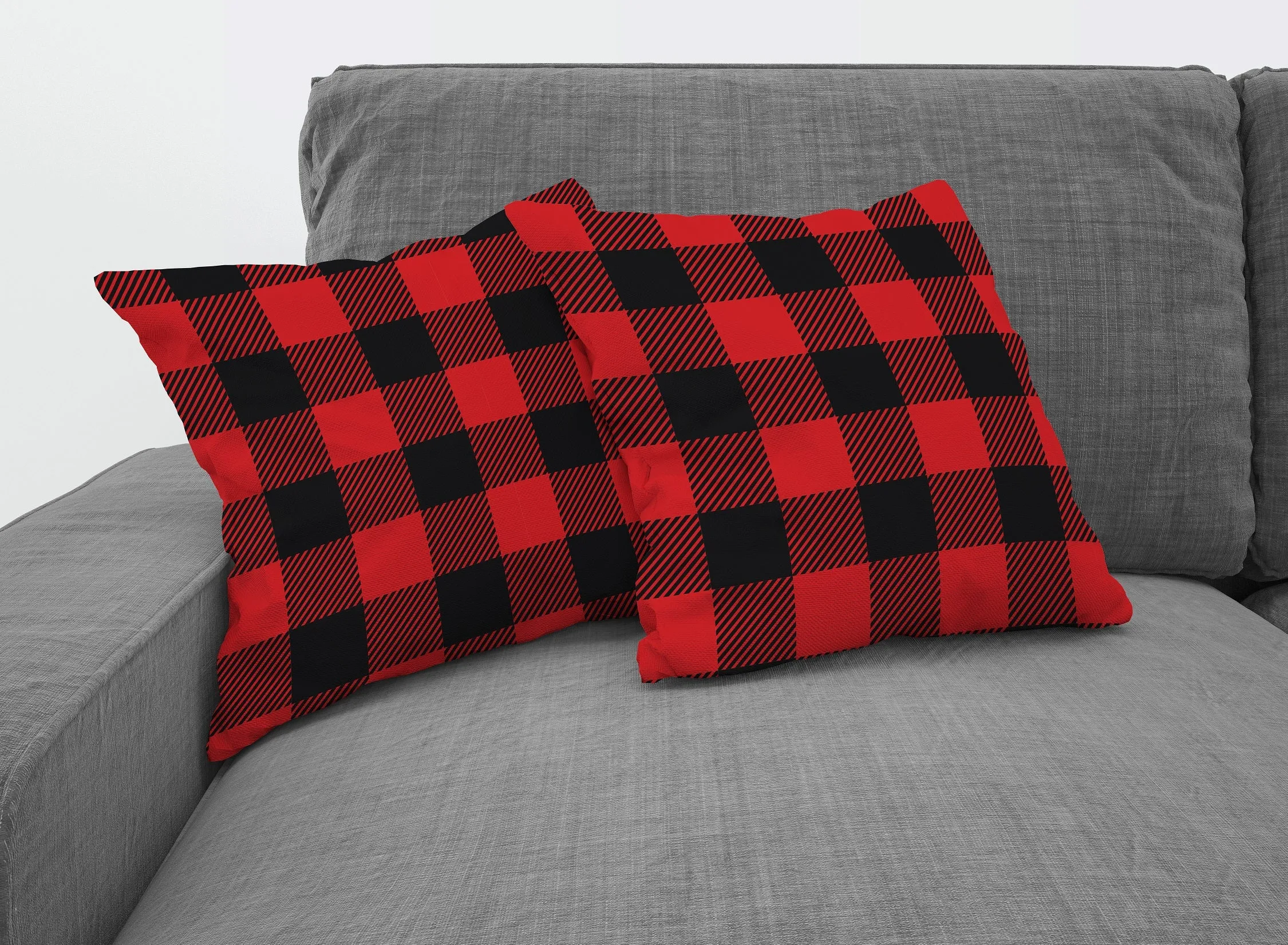 Gift Pack for Him Lumberjack Slippers and Pillow Case Pack Home Decor Pillow Cases Cushion Cover