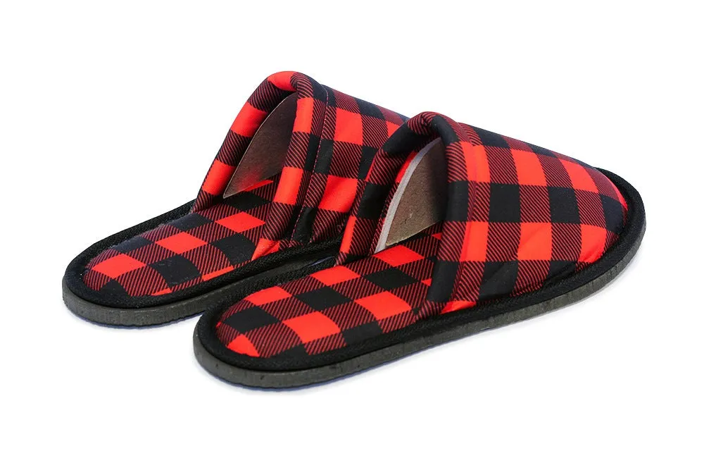 Gift Pack for Him Lumberjack Slippers and Pillow Case Pack Home Decor Pillow Cases Cushion Cover