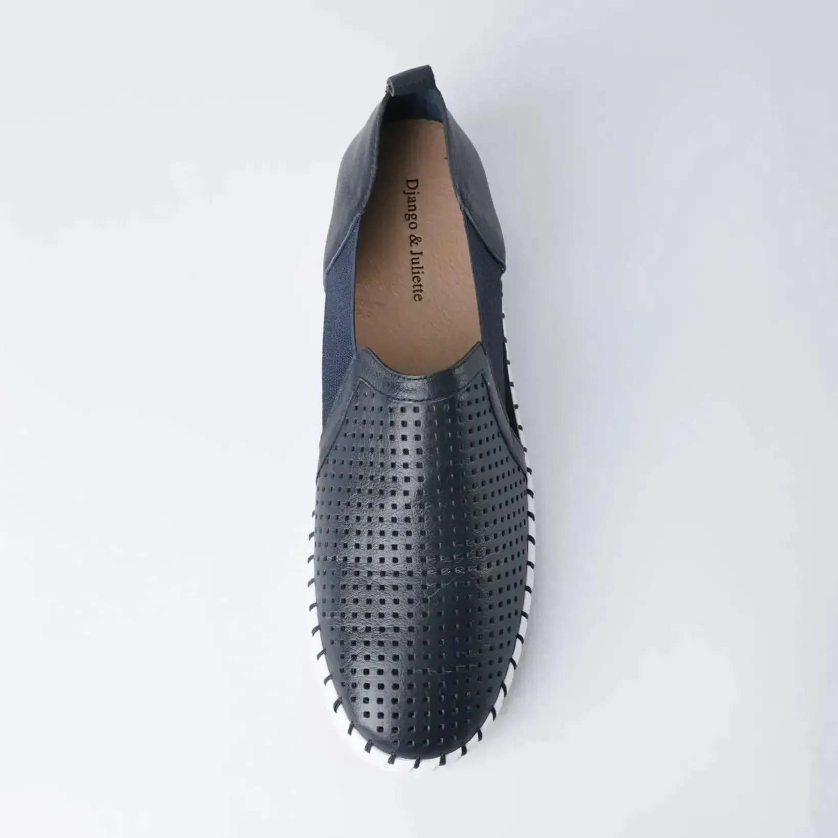 Habiki Navy/ White Leather Sneakers