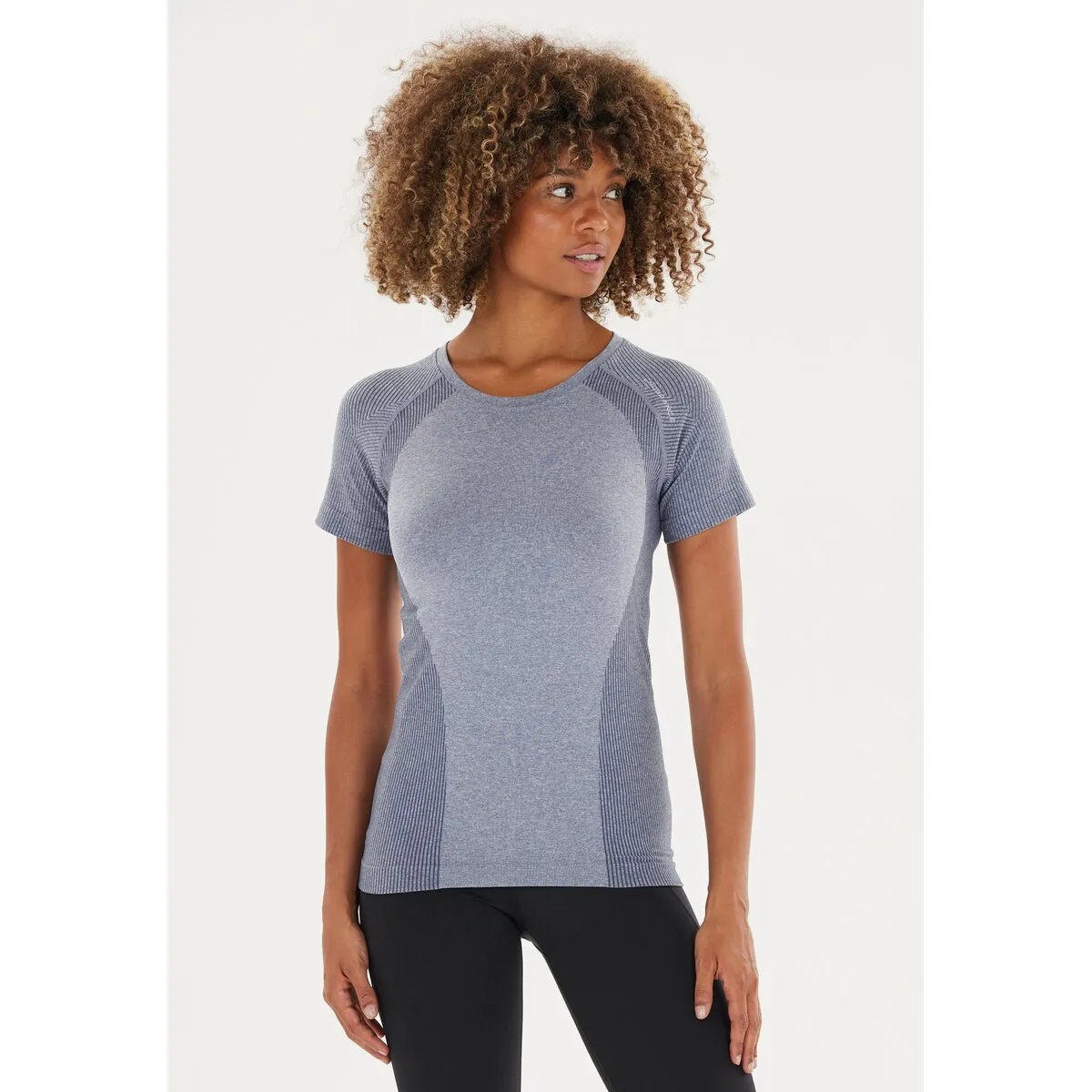 Halen W Seamless S/S Tee - Serenity Blue