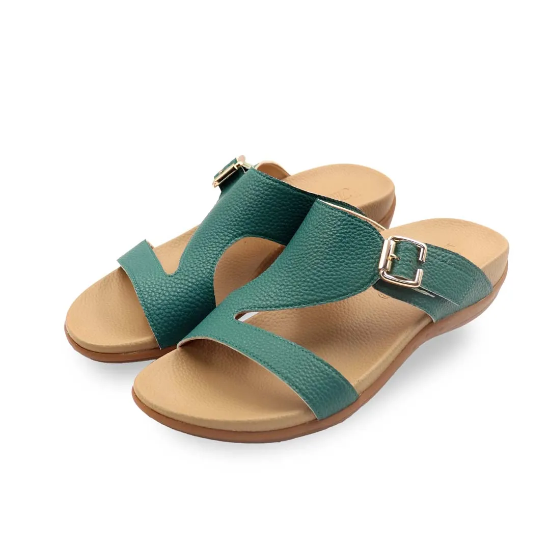 Ladies Zig Zag Buckle Sandals [Comfy Health Series][ODD SIZES LEFT]