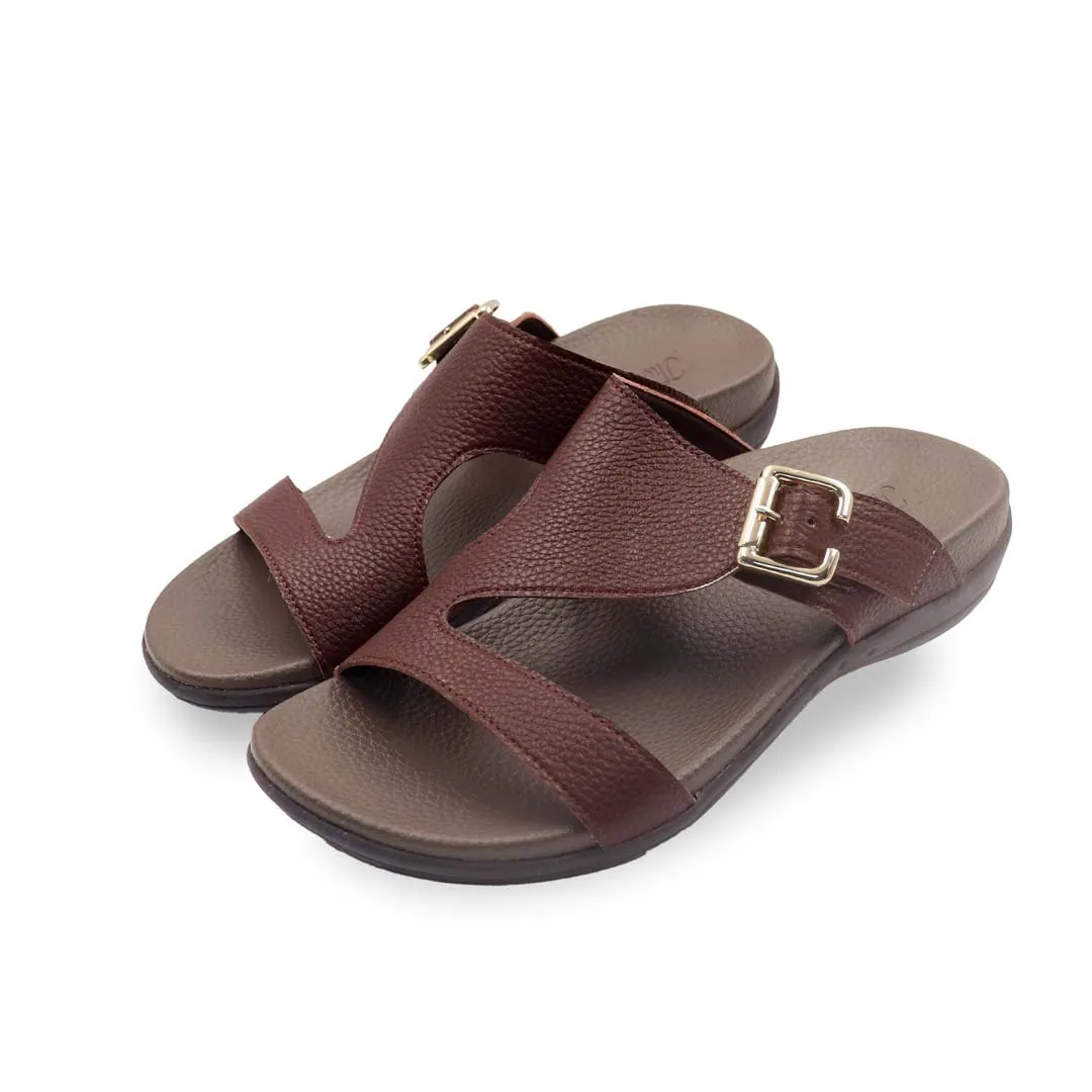 Ladies Zig Zag Buckle Sandals [Comfy Health Series][ODD SIZES LEFT]