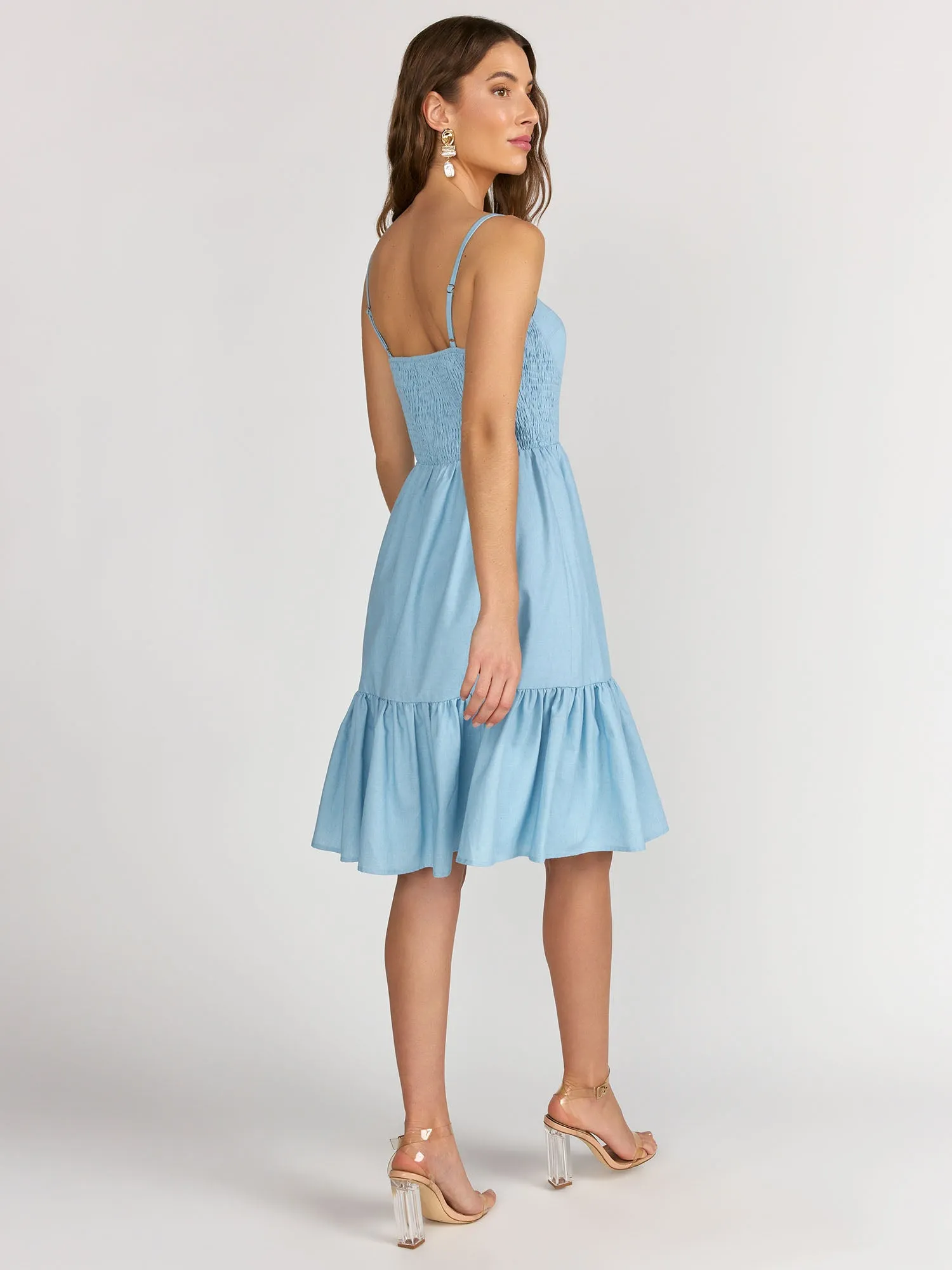 Lena Sleeveless Smocked Corset Dress - Brands We Love