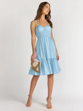 Lena Sleeveless Smocked Corset Dress - Brands We Love