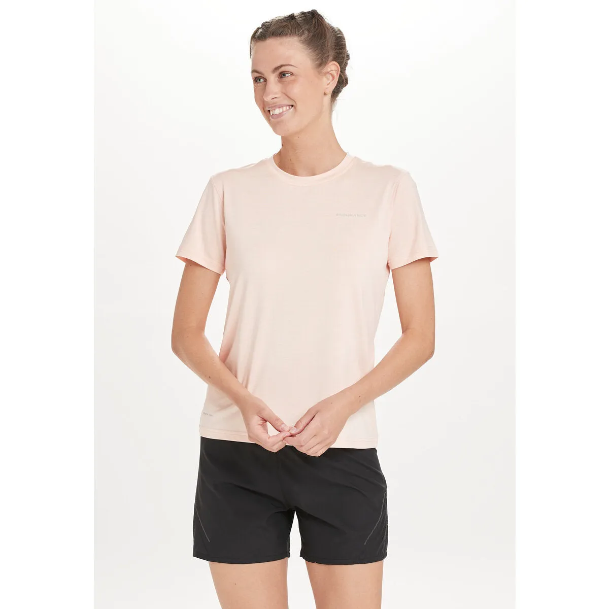 Maje W Melange S/S Tee - Tropical Peach