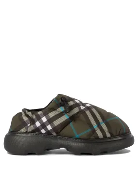 Men's "pillow" Slippers in Green | Size 42 | 8092648