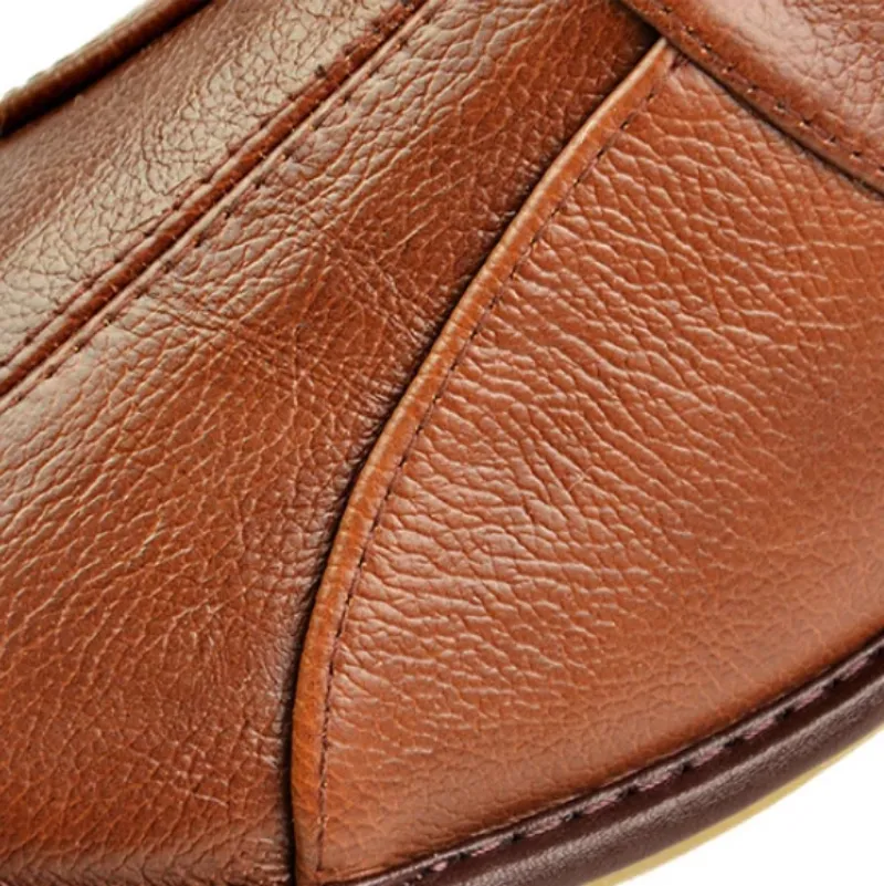 Men's Spring Soft Genuine Cow Leather Slippers