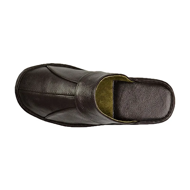 Men's Spring Soft Genuine Cow Leather Slippers