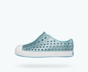 Native Kid's Jefferson Bling Sneaker - Pool Bling/Shell White 13100112-4337
