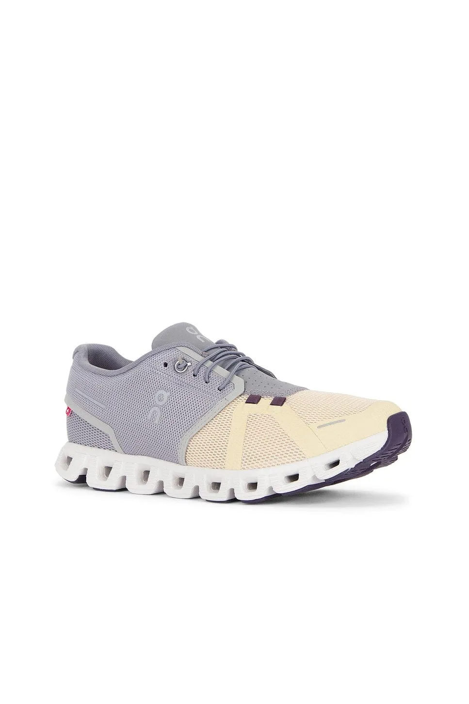 On Cloud Men's Cloud 5 Running Shoes- Fog/Savannah