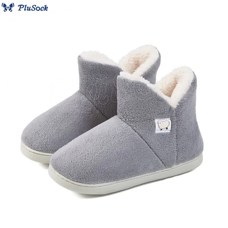 Plus Size High Top Thickening Slippers