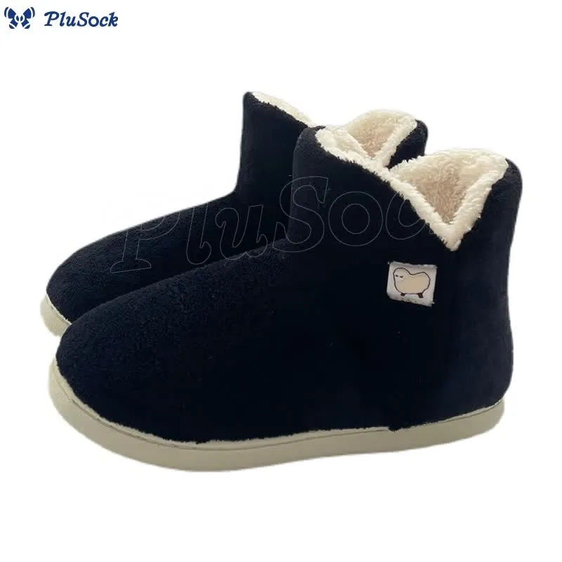 Plus Size High Top Thickening Slippers
