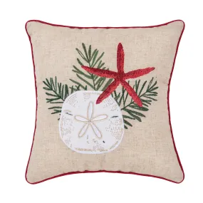 Seaside Greeting Pillow