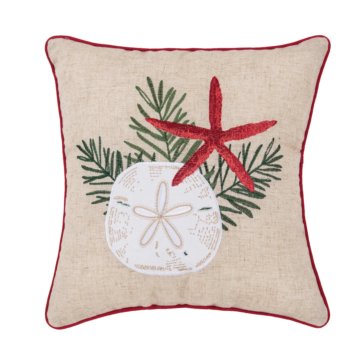 Seaside Greeting Pillow