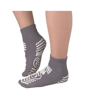 Terries Pillow Paws Slipper Socks - 1 pair, ADULT XXL 10.5  (GRAY)
