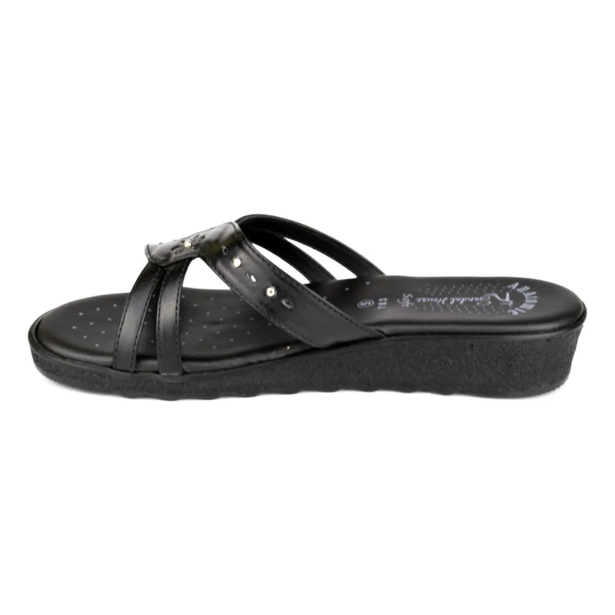 Womens Low Wedge Casual Sandal